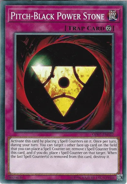 Pitch-Black Power Stone [OP07-EN022] Common - Doe's Cards