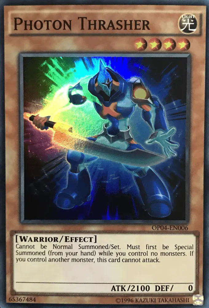 Photon Thrasher [OP04-EN006] Super Rare - Doe's Cards
