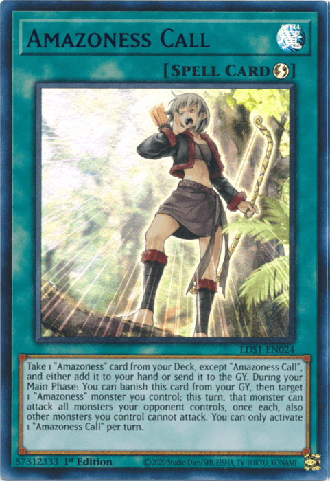 Amazoness Call (Blue) [LDS1-EN024] Ultra Rare - Doe's Cards