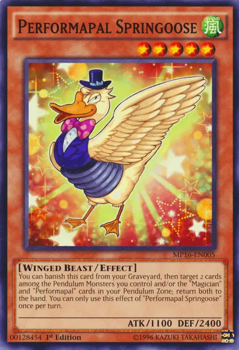 Performapal Springoose [MP16-EN005] Common - Doe's Cards