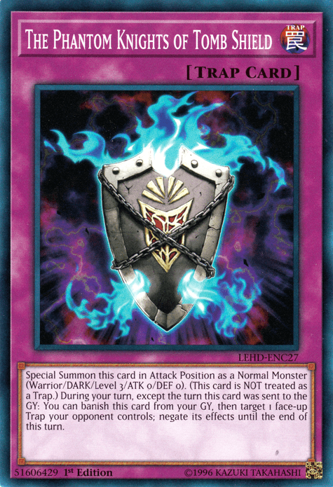 The Phantom Knights of Tomb Shield [LEHD-ENC27] Common - Doe's Cards