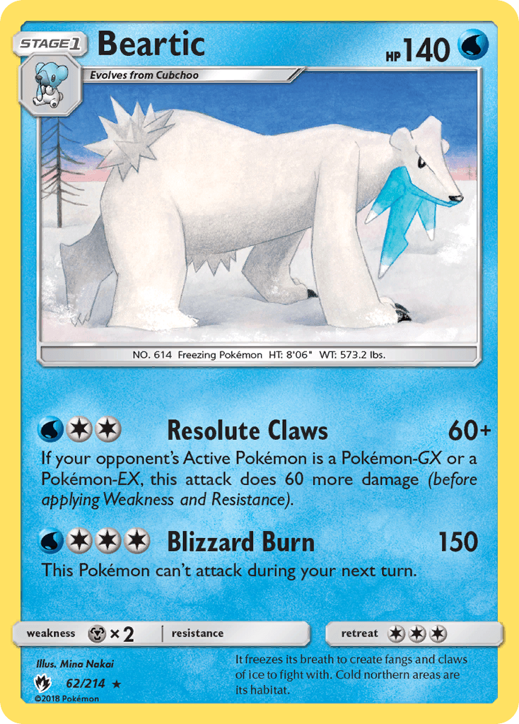 Beartic (62/214) [Sun & Moon: Lost Thunder] - Doe's Cards