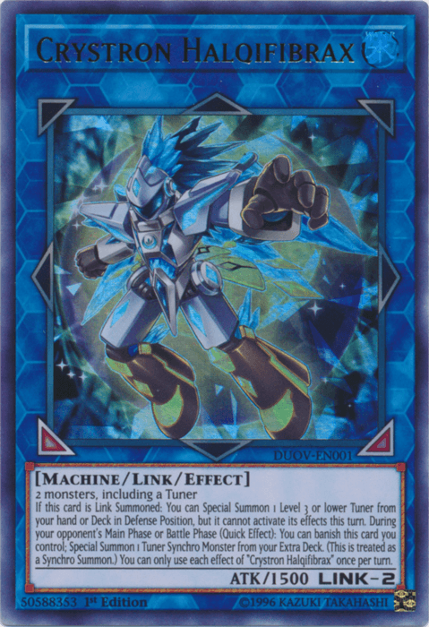 Crystron Halqifibrax [DUOV-EN001] Ultra Rare - Doe's Cards