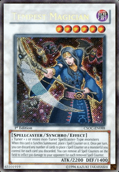 Tempest Magician [CSOC-EN088] Secret Rare - Doe's Cards