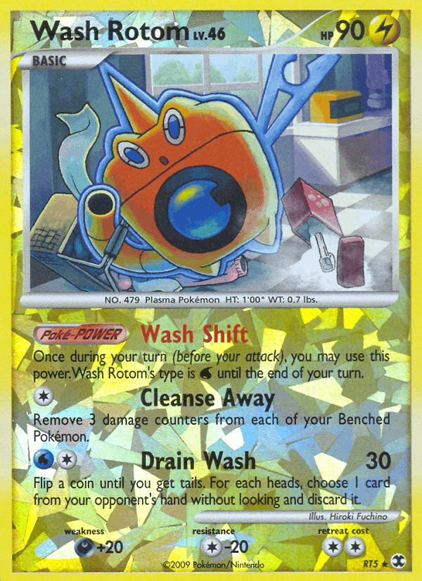 Wash Rotom (RT5) [Platinum: Rising Rivals] - Doe's Cards