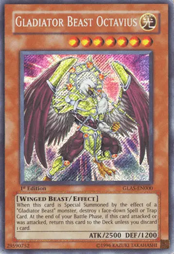 Gladiator Beast Octavius [GLAS-EN000] Secret Rare - Doe's Cards
