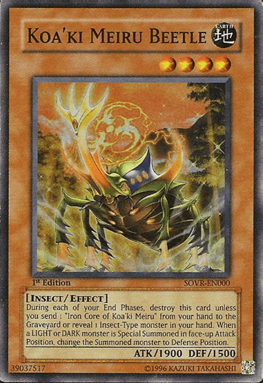 Koa'ki Meiru Beetle [SOVR-EN000] Super Rare - Doe's Cards