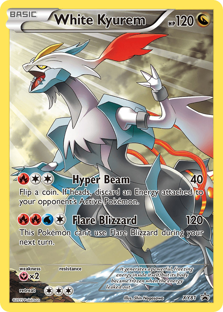 White Kyurem (XY81) (Full Art Promo) [XY: Black Star Promos] - Doe's Cards