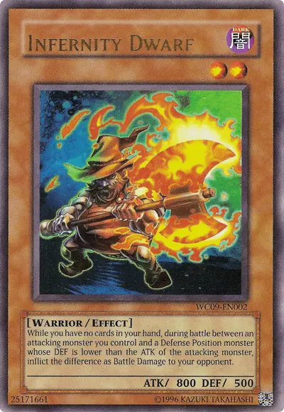 Infernity Dwarf [WC09-EN002] Ultra Rare - Doe's Cards