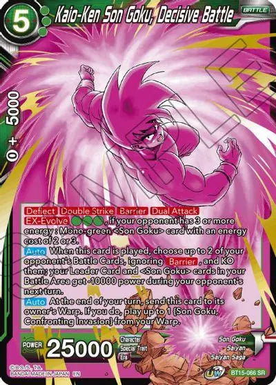 Kaio-Ken Son Goku, Decisive Battle (BT15-066) [Saiyan Showdown] - Doe's Cards