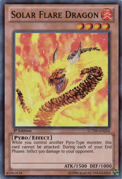 Solar Flare Dragon [LCYW-EN254] Super Rare - Doe's Cards