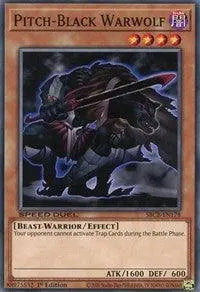 Pitch-Black Warwolf [SBCB-EN178] Common - Doe's Cards