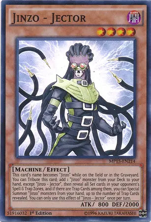 Jinzo - Jector [MP15-EN214] Super Rare - Doe's Cards