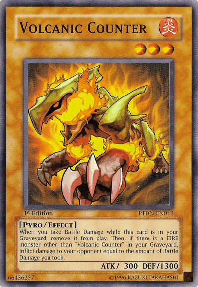 Volcanic Counter [PTDN-EN012] Super Rare - Doe's Cards