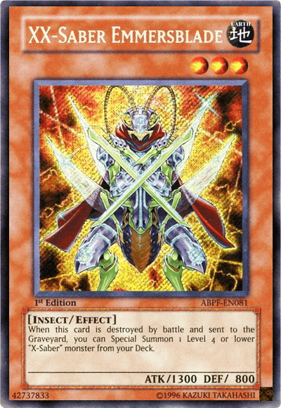 XX-Saber Emmersblade [ABPF-EN081] Secret Rare - Doe's Cards