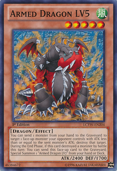 Armed Dragon LV5 [LCYW-EN204] Common - Doe's Cards