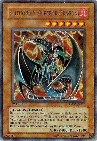 Chthonian Emperor Dragon [TAEV-EN019] Ultra Rare - Doe's Cards