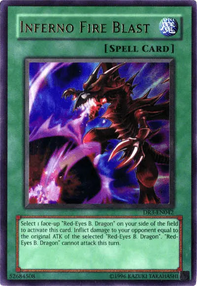 Inferno Fire Blast [DR3-EN042] Ultra Rare - Doe's Cards