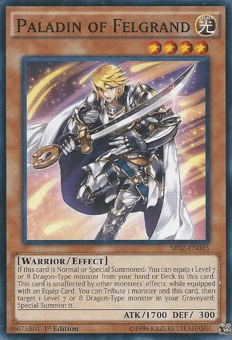 Paladin of Felgrand [SR02-EN003] Common - Doe's Cards