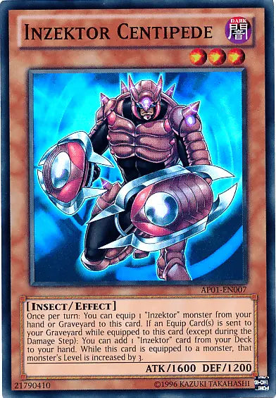 Inzektor Centipede [AP01-EN007] Super Rare - Doe's Cards