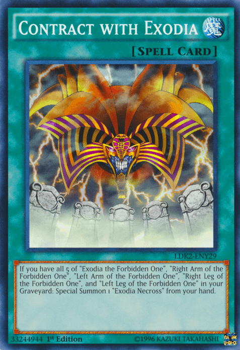 Contract with Exodia [LDK2-ENY29] Common - Doe's Cards