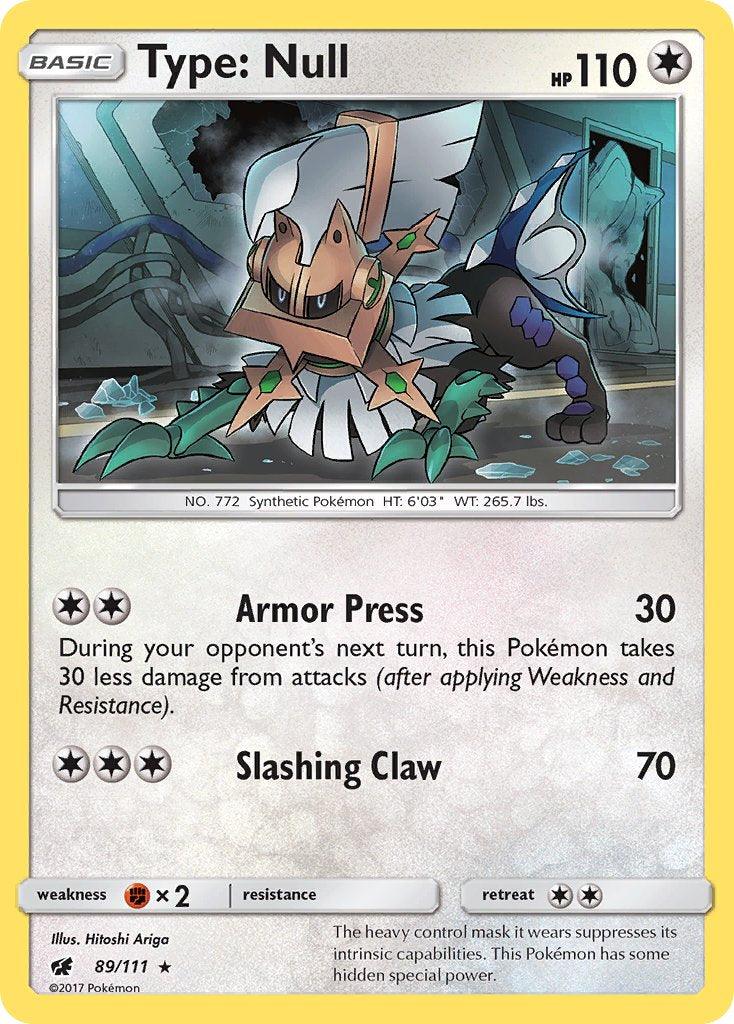 Type: Null (89/111) (Theme Deck Exclusive) [Sun & Moon: Crimson Invasion] - Doe's Cards