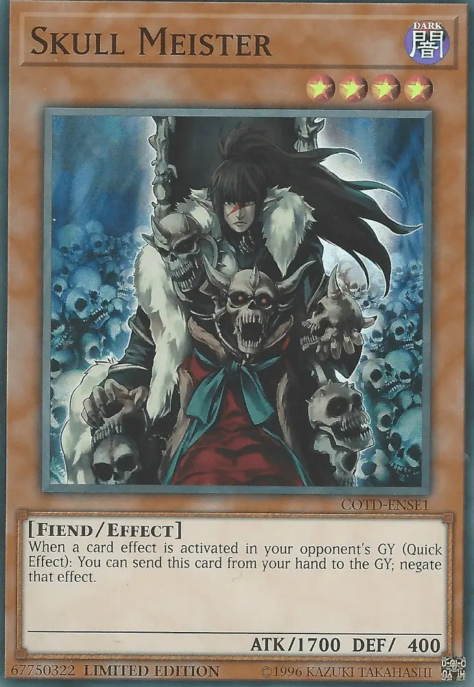 Skull Meister [COTD-ENSE1] Super Rare - Doe's Cards