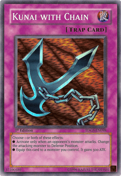 Kunai with Chain [TDGS-EN098] Super Rare - Doe's Cards