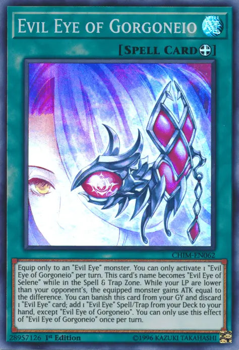 Evil Eye of Gorgoneio [CHIM-EN062] Super Rare - Doe's Cards