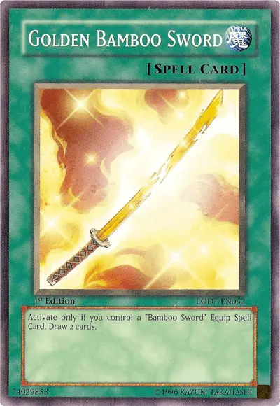 Golden Bamboo Sword [LODT-EN062] Common - Doe's Cards