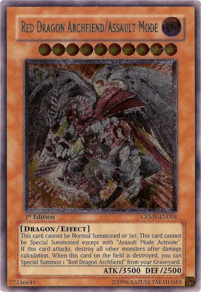 Red Dragon Archfiend/Assault Mode [CRMS-EN004] Ultimate Rare - Doe's Cards