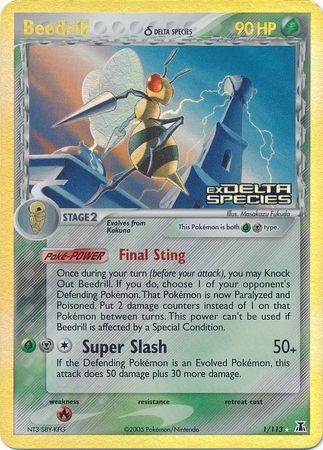 Beedrill (1/113) (Delta Species) (Stamped) [EX: Delta Species] - Doe's Cards