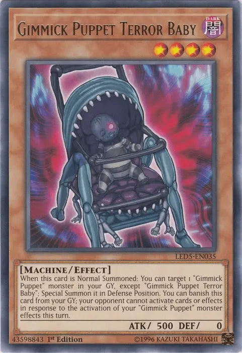 Gimmick Puppet Terror Baby [LED5-EN035] Rare - Doe's Cards