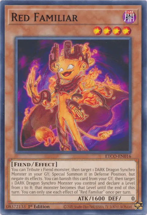 Red Familiar [ETCO-EN016] Common - Doe's Cards