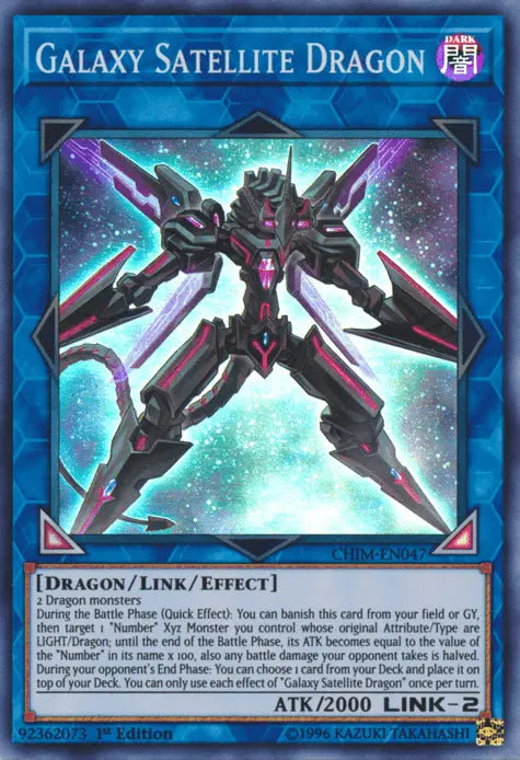 Galaxy Satellite Dragon [CHIM-EN047] Super Rare - Doe's Cards
