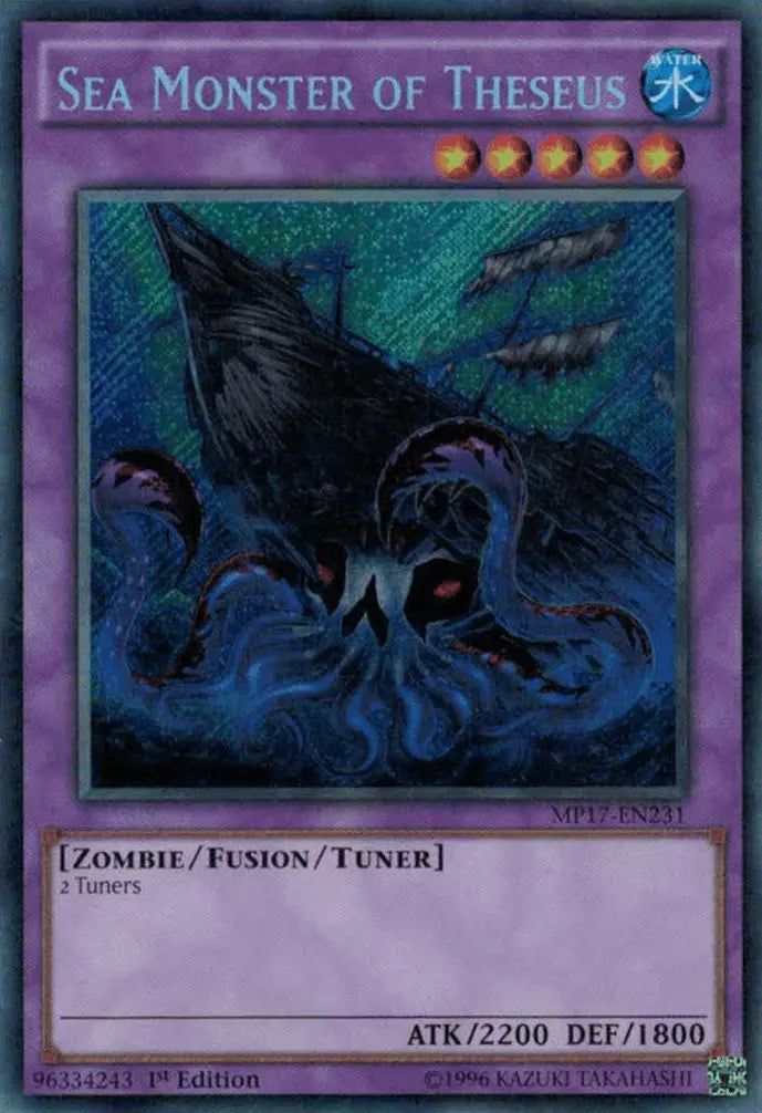 Sea Monster of Theseus [MP17-EN231] Secret Rare - Doe's Cards