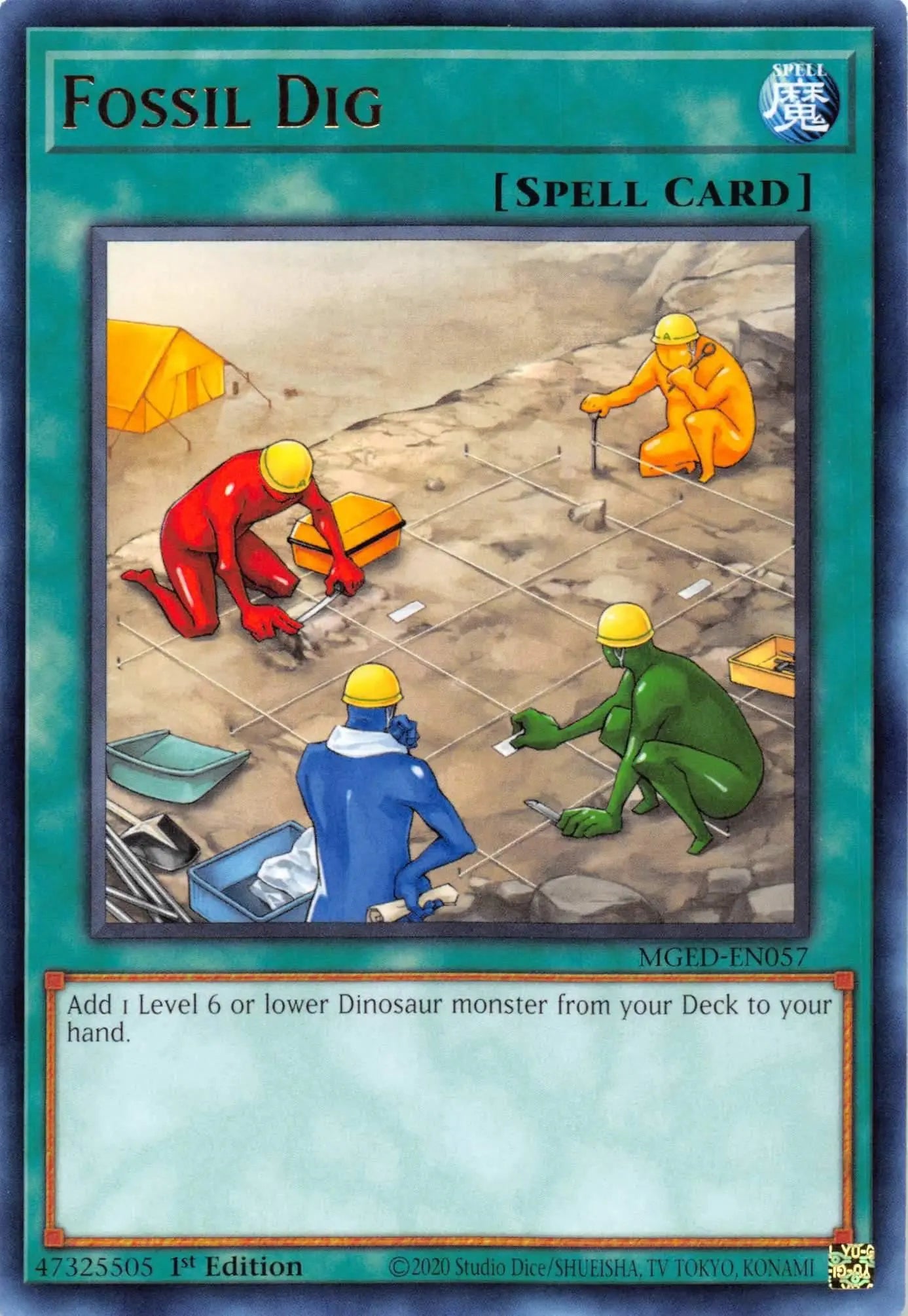 Fossil Dig [MGED-EN057] Rare - Doe's Cards