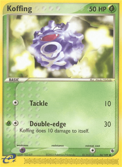 Koffing (54/109) [EX: Ruby & Sapphire] - Doe's Cards
