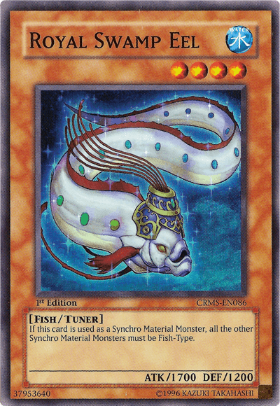 Royal Swamp Eel [CRMS-EN086] Super Rare - Doe's Cards