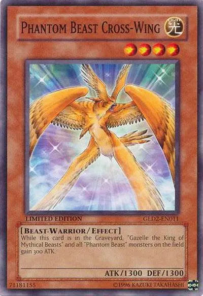 Phantom Beast Cross-Wing [GLD2-EN011] Common - Doe's Cards