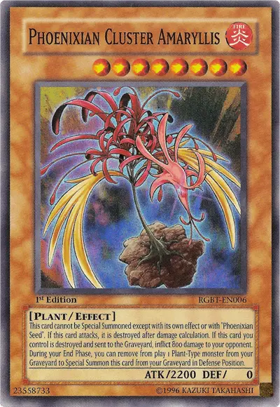 Phoenixian Cluster Amaryllis [RGBT-EN006] Super Rare - Doe's Cards
