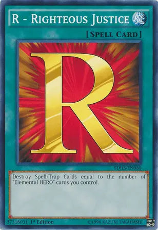 R - Righteous Justice [SDHS-EN030] Common - Doe's Cards