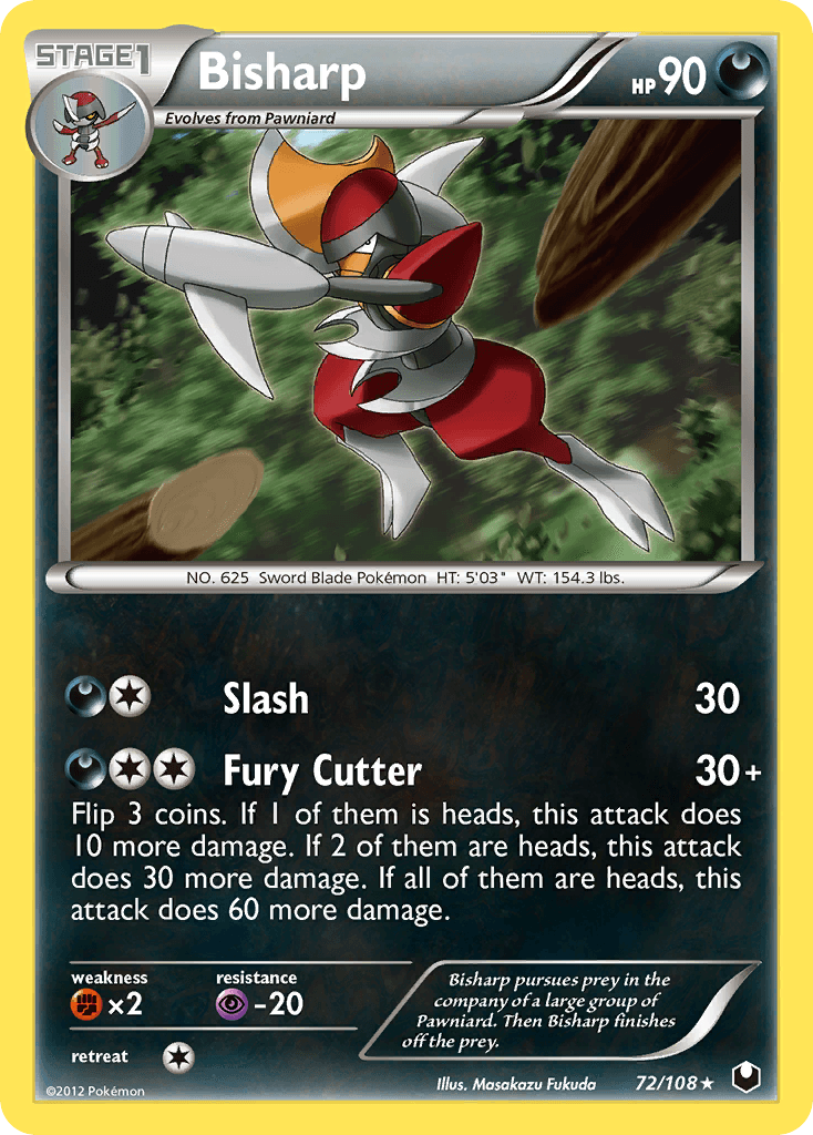 Bisharp (72/108) [Black & White: Dark Explorers] - Doe's Cards