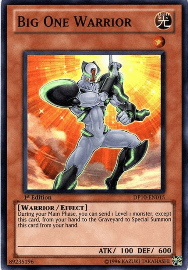 Big One Warrior [DP10-EN015] Super Rare - Doe's Cards