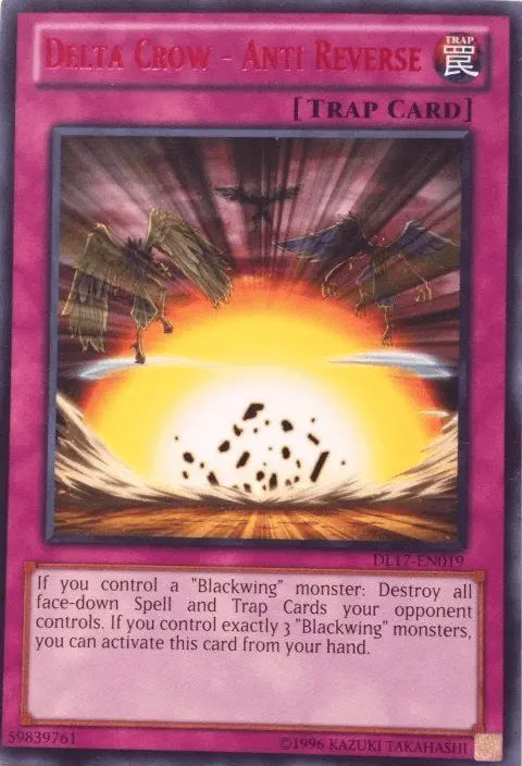 Delta Crow - Anti Reverse (Red) [DL17-EN019] Rare - Doe's Cards
