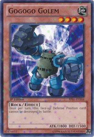 Gogogo Golem [BP01-EN164] Starfoil Rare - Doe's Cards