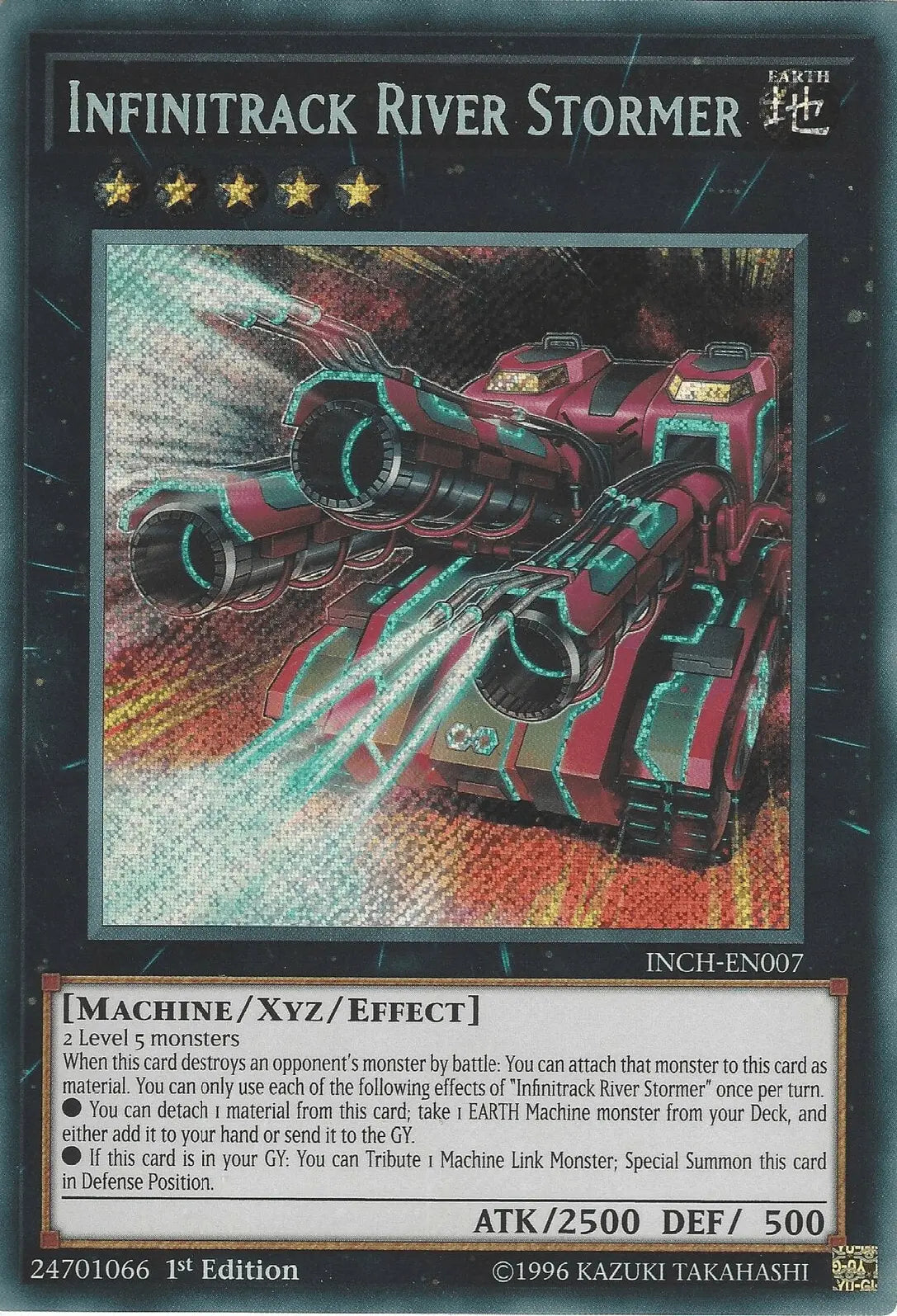 Infinitrack River Stormer [INCH-EN007] Secret Rare - Doe's Cards