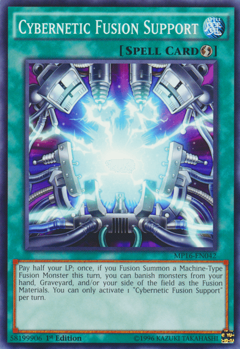 Cybernetic Fusion Support [MP16-EN042] Common - Doe's Cards