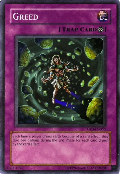 Greed [DR3-EN055] Super Rare - Doe's Cards