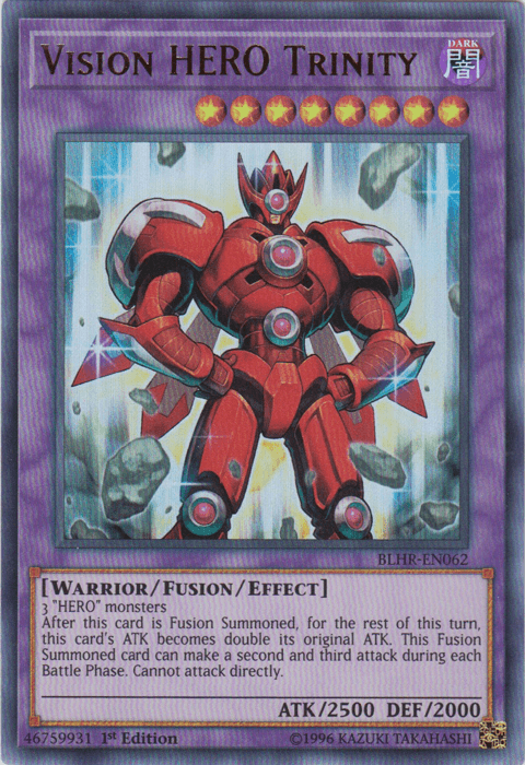 Vision Hero Trinity [BLHR-EN062] Ultra Rare - Doe's Cards